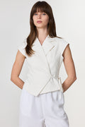 Salima Ramie Väst - Off White