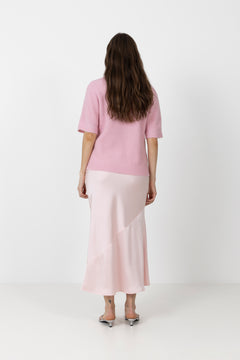 Ninad Heavy Sateen Skirt - Light Pink