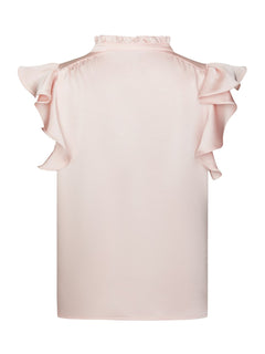 Stella Heavy Sateen Blouse - Light Pink