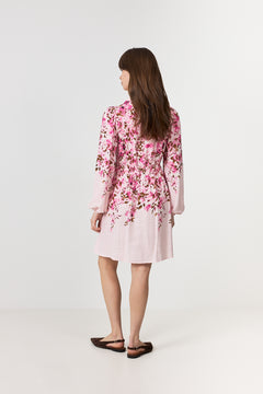 Yascleo Ls Dress - Pale Lilac Cleo Print