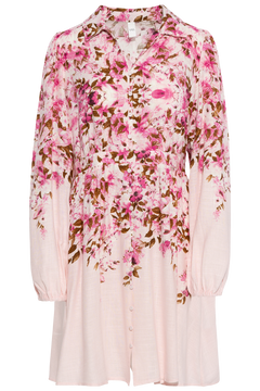 Yascleo Ls Dress - Pale Lilac Cleo Print