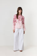 Yascleo LS Skjorta - Pale Lilac Cleo Print