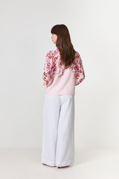 Yascleo Ls Shirt - Pale Lilac Cleo Print