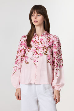 Yascleo Ls Shirt - Pale Lilac Cleo Print