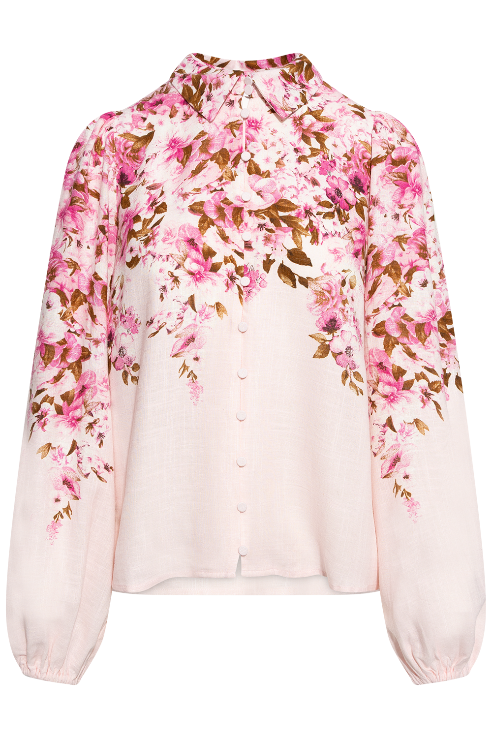 Yascleo LS Skjorta - Pale Lilac Cleo Print