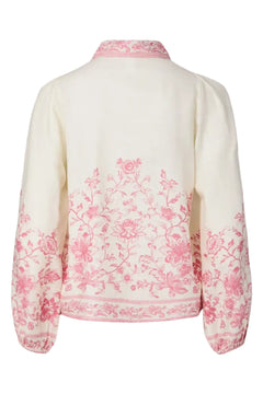 Yascoralina Ls Shirt - Pristine Coralina Print