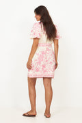 Yascoralina 2/4 Shirt Dress - Pristine Coralina Print