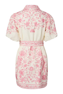 Yascoralina 2/4 Shirt Dress - Pristine Coralina Print