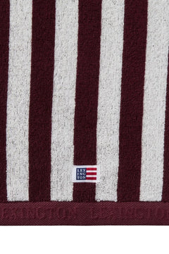 Striped Terry Towel 70X130 - Fudge/Snow White
