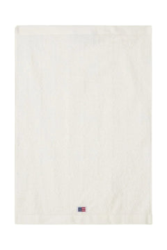 Velour Jacquard Ornament Towel 30X50 - Snow White