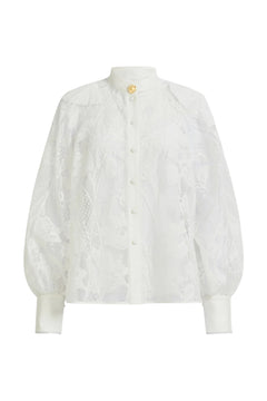 Pippa Lace Blouse - Ivory