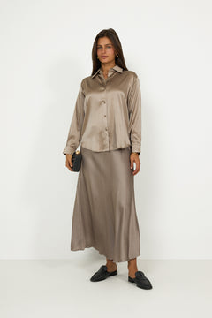 Oline Blouse - Walnut