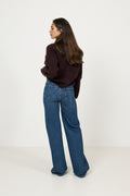 Gestuz Gzdebbie Cardigan - Plum Melange