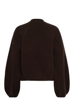 Gzvictora Cardigan - Ganache