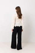 Hazelic Shirt - Vintage Off White Lace