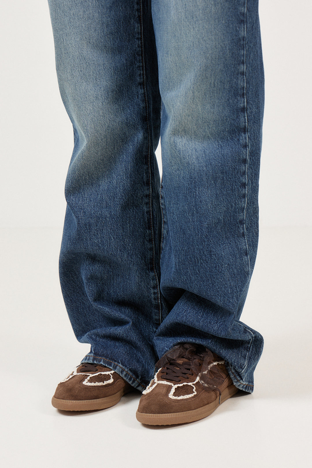 Tb.490 Leather Sneakers - Crochet Chocolate