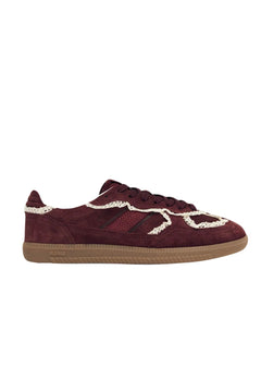 Tb.490 Leather Sneakers - Crochet Burgundy