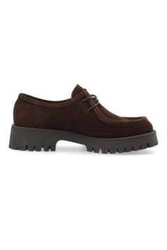 Bialeo Moc Toe Shoe Suede - Brown