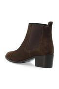Biacarol Dress Chelsea Boot Suede - Brun