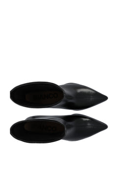 Biaabbie Mid Pull On Boot Faux Leather - Black