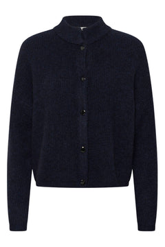Alphagz Short Cardigan - Navy Melange