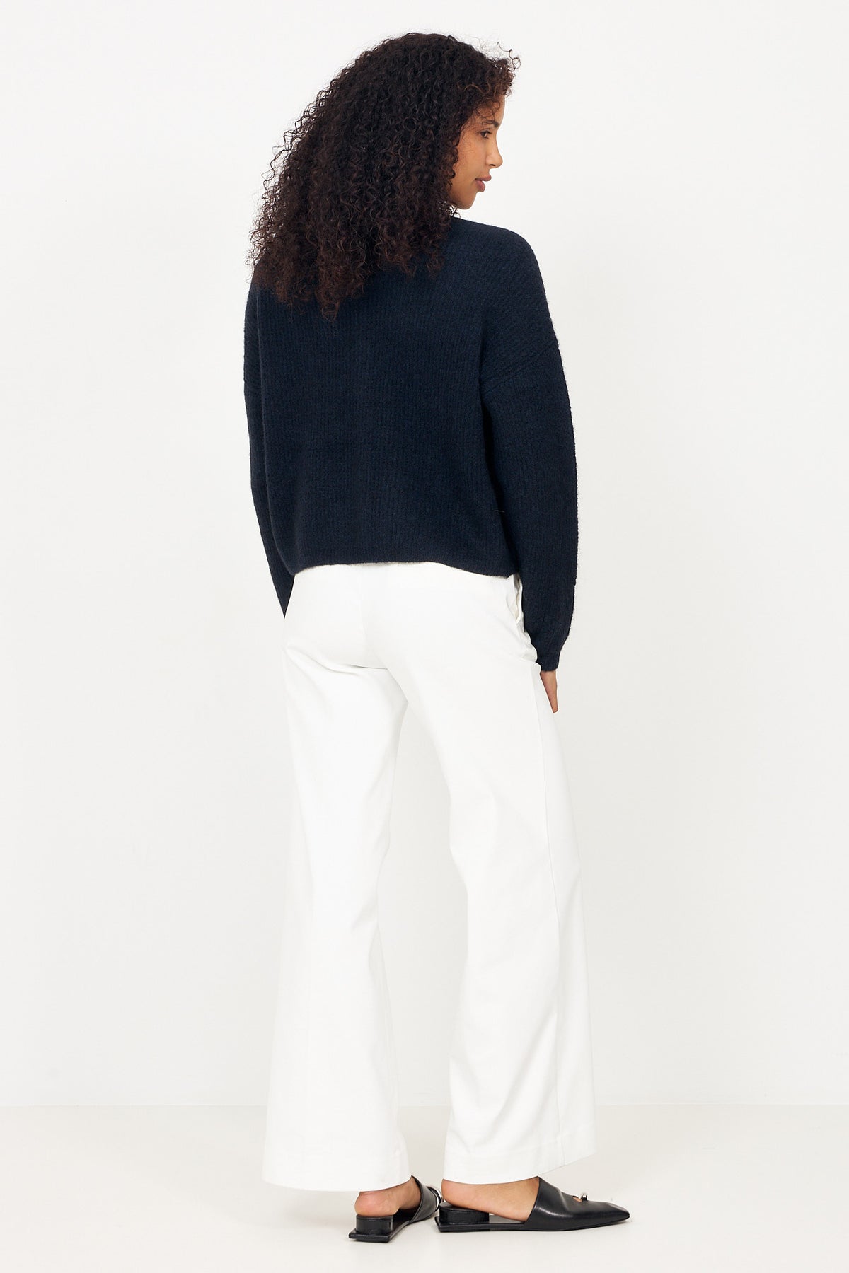 Alphagz Short Cardigan - Navy Melange
