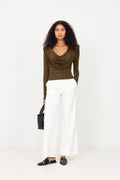 Gzlaily Ls Top - Military Olive