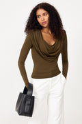 Gzlaily Ls Top - Military Olive