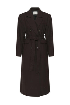 Gzvenja Long Coat - Ganache