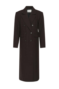Gzvenja Long Coat - Ganache