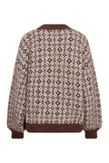 Stavanger Knit Pullover - Cream/Brown