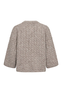 Kabba New Knit Cardigan - Light Brown