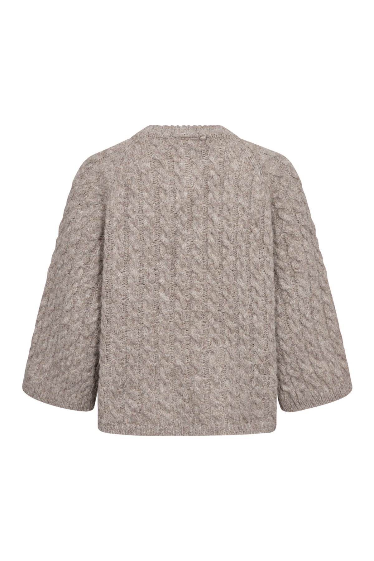 Kabba New Knit Cardigan - Ljusbrun