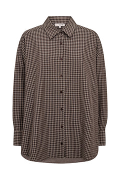 Sonja Check Shirt - Dark Brown