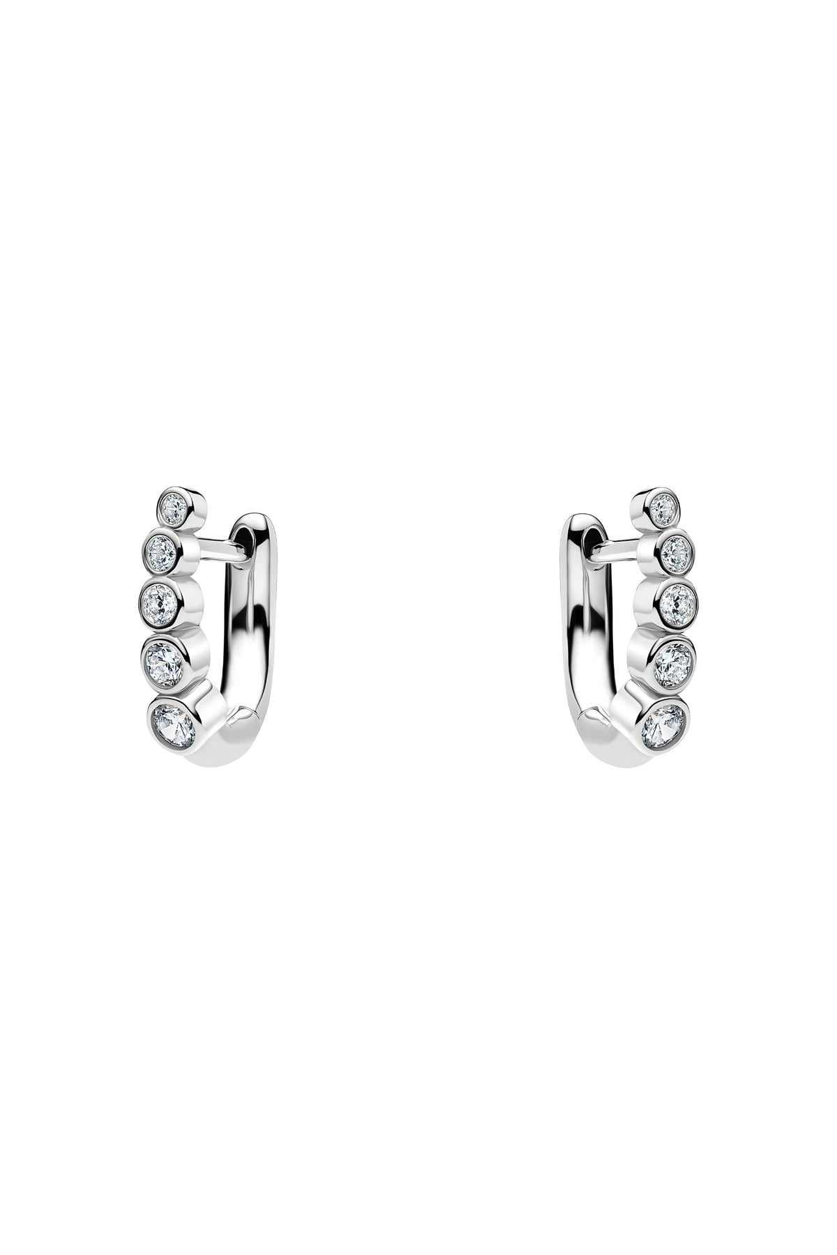 Arc Bold Huggie - Silver