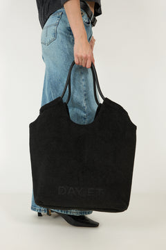 Day Woolen Tote - Dark Grey Mel