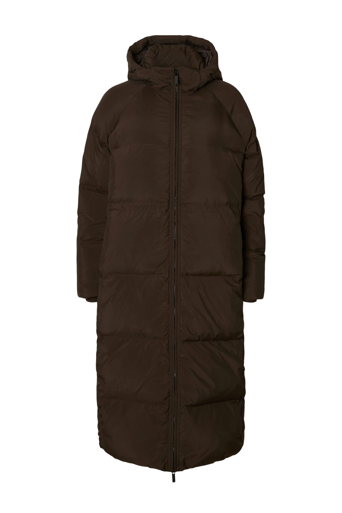 Slwmaya Down Long Coat Noos - Brown