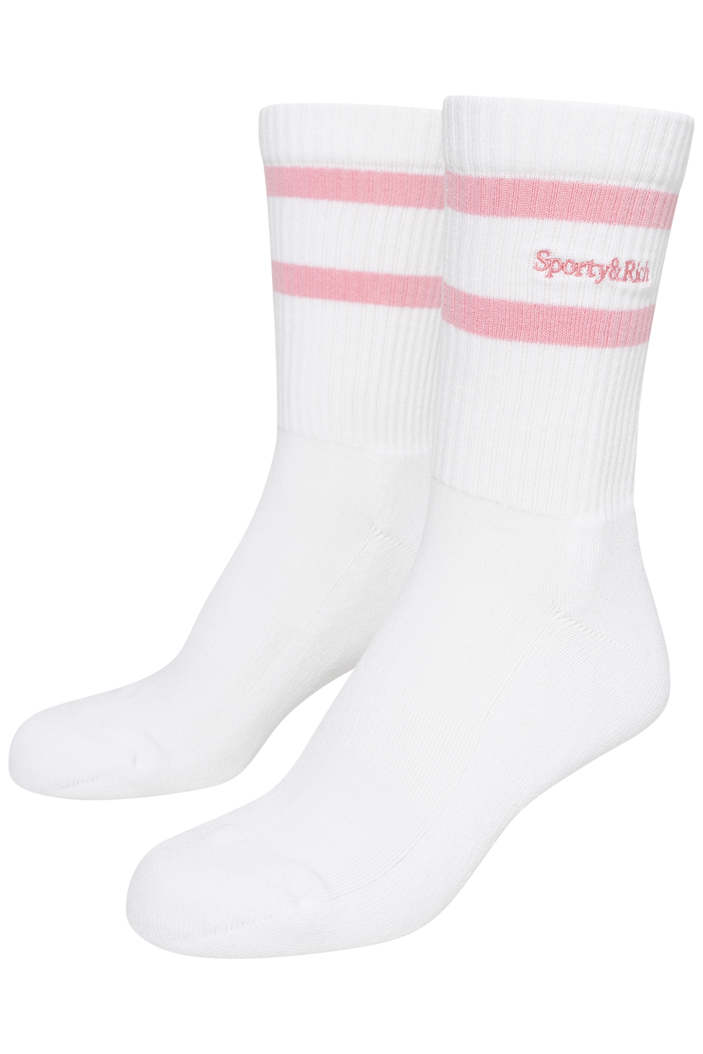 Serif Logo Socks - White/Laffy