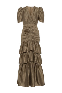 Jenna Maxi Dress - Gold