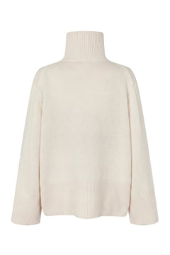 Alpha Knit T-Neck - Cream