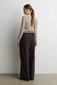 Flyra O-Neck Tee - Demitasse