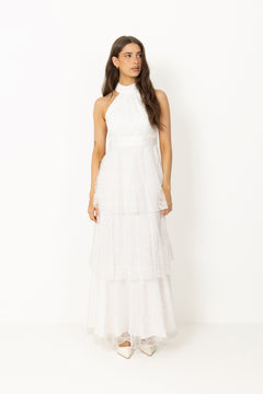 Angel Maxi Dress - White Lace