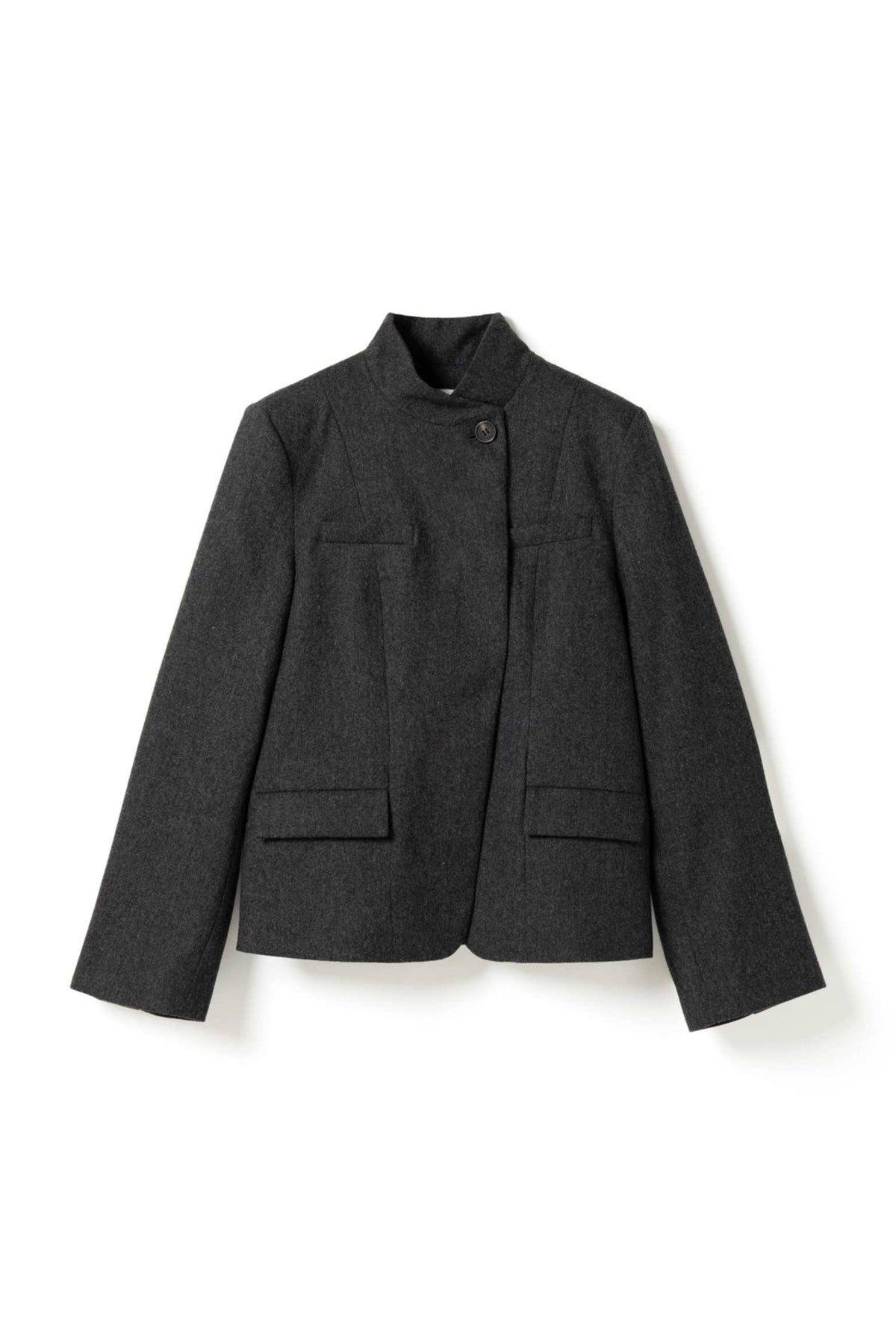 N-Monique Blazer - Dark Grey Melange