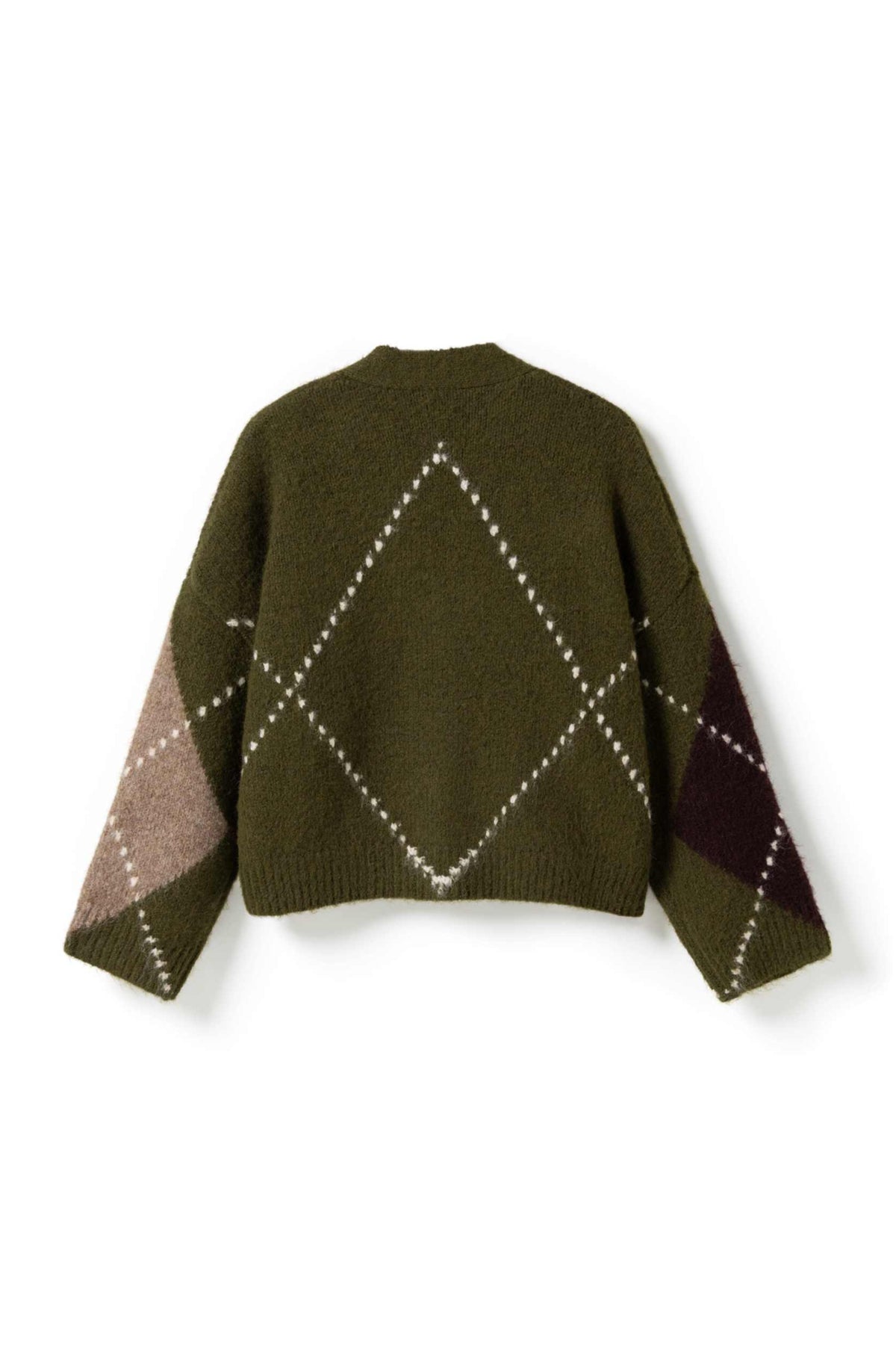 N-Laiana Knit Cardigan - Avocado Green Mix