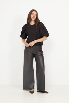 N-Shelly Blouse - Chocolate