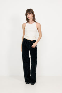 Palazzo Mistral - Shiny Cord - Black