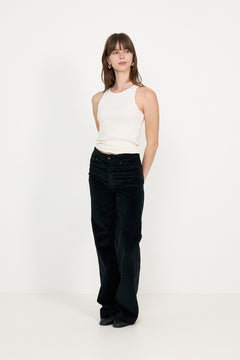 Palazzo Mistral - Shiny Cord - Black