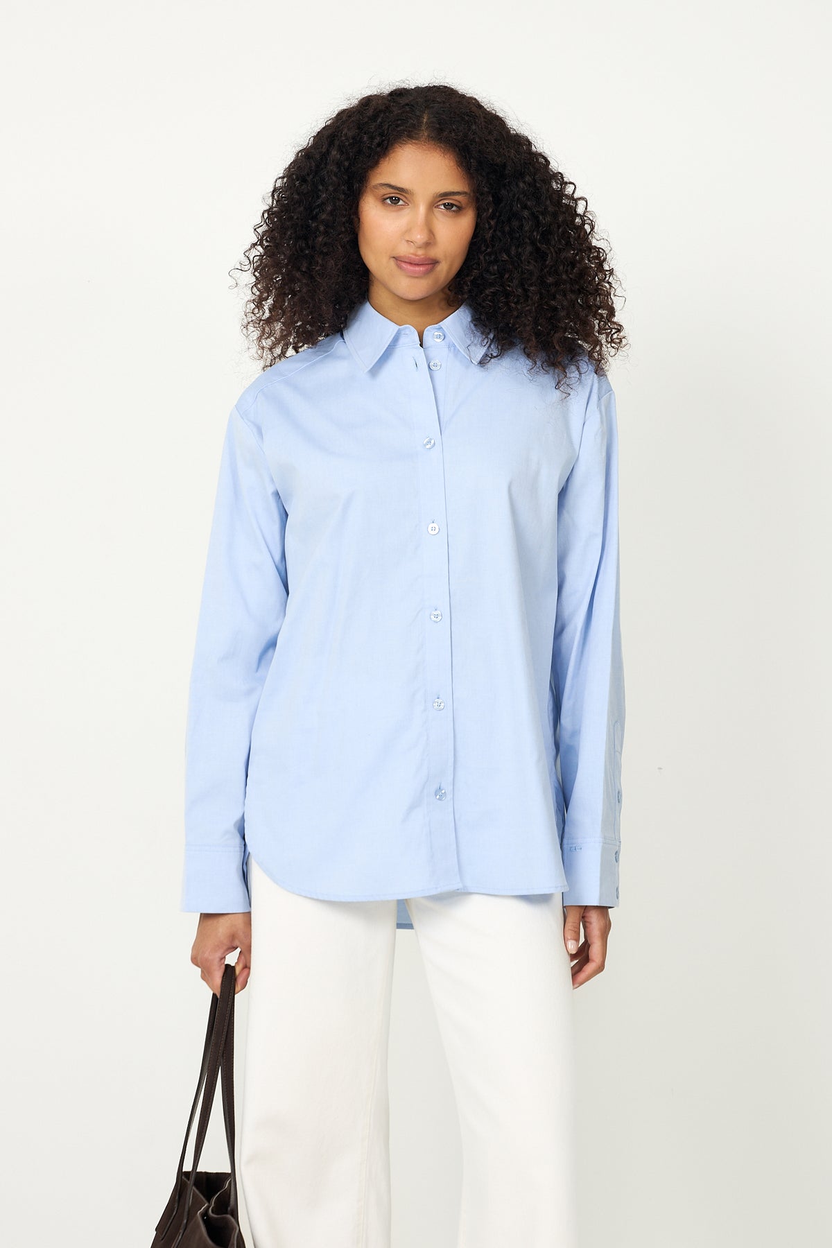 Gzyork Skjorta - Chambray Blue Melange