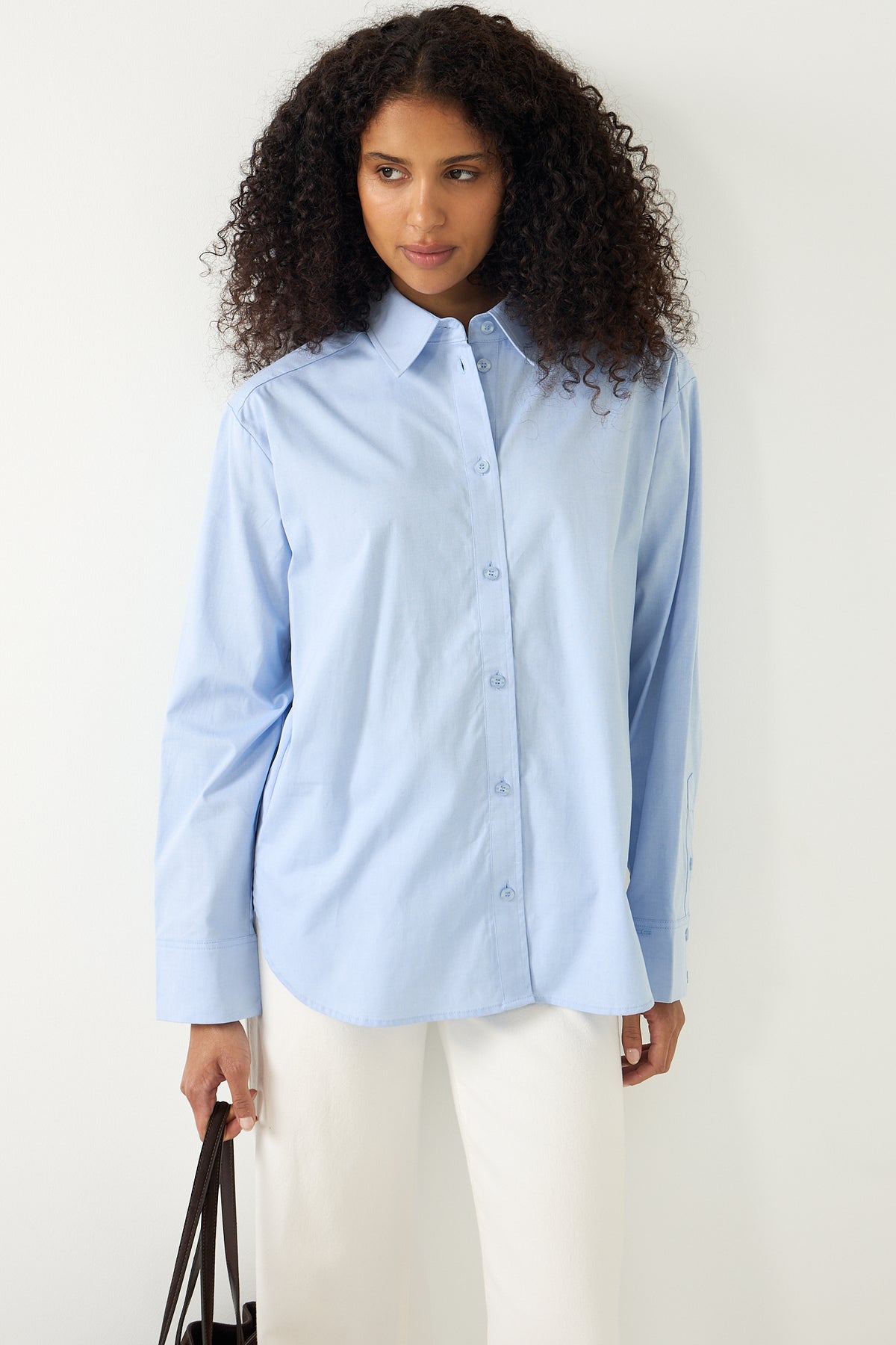 Gzyork Skjorta - Chambray Blue Melange