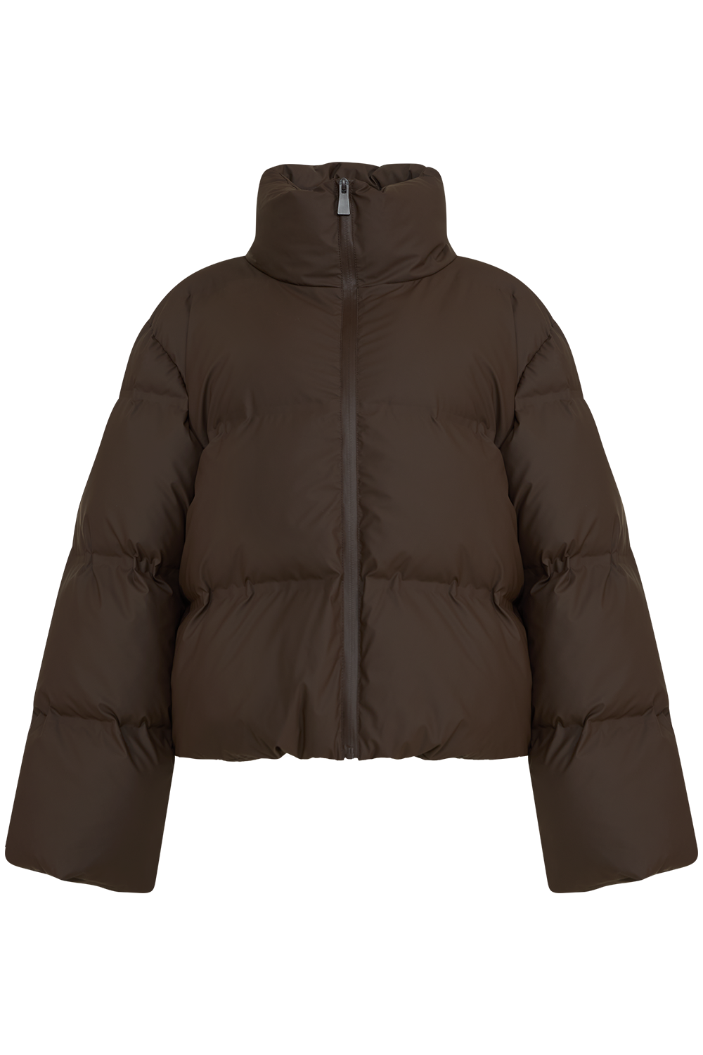 Mary Puffer Bomber Jacket - Dark Brown